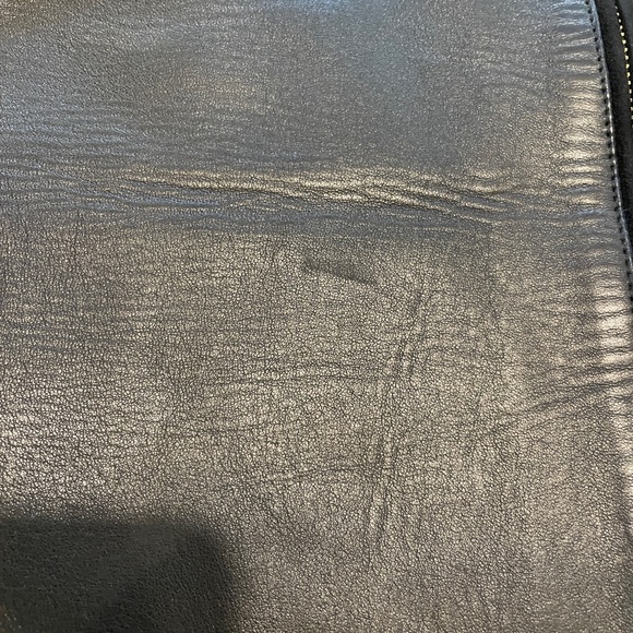 Gucci leather skirt from Tom Ford collection. Black cut edge with suede details. - Picture 7 of 8